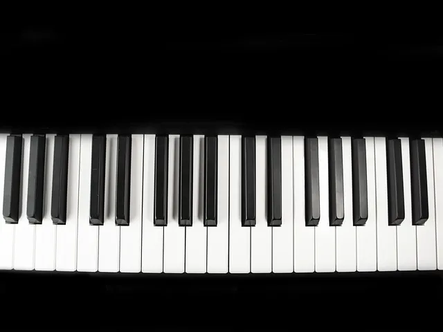 Pianonun klavişləri. Mənbə: https://pixabay.com/en/piano-keys-keyboard-music-2412398/